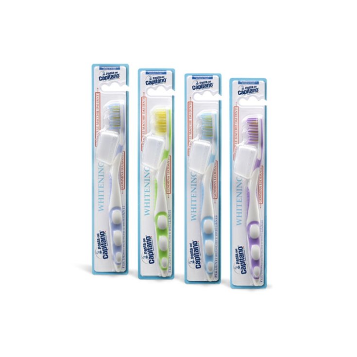 Pasta Del Capitano Spazzolino Whitening Setole Medie 1 Pezzo