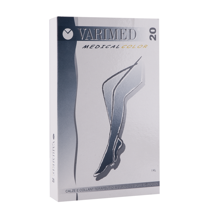 Varimed 20 Medical Color Gambaletto Blu Taglia 5