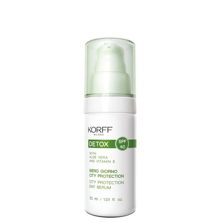 Korff Detox Siero Giorno City Protection Spf40 30ml Korff Detox Siero Giorno City Protection Spf40 30ml