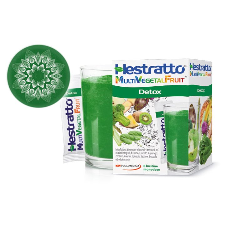 Pool Pharma Hestratto Detox Integratore Alimentare 8 Bustine Da 8g