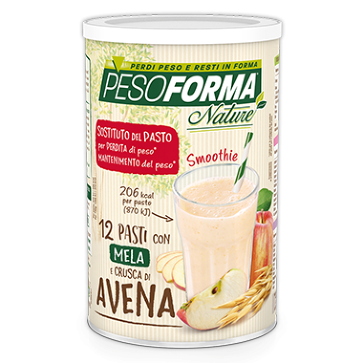Pesoforma Linea Nature Pasto Sostitutivo Smoothie Mela & Crusca Di Avena 12 Pasti Pesoforma Linea Nature Pasto Sostitutivo Smoothie Mela & Crusca Di Avena 12 Pasti