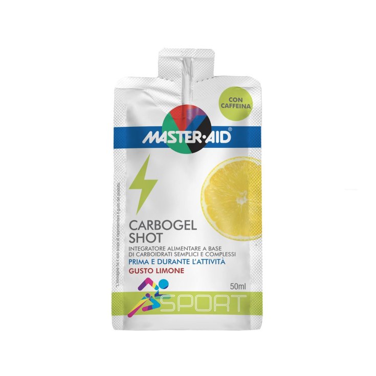 Master-Aid&reg; Sport Carbogel Shot Integratore Alimentare A Base Di Carboidrati Semplici E Complessi Gusto Limone 50ml