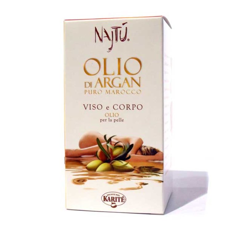 Najt&ugrave; Olio Di Argan Puro Marocco Viso E Corpo 100ml