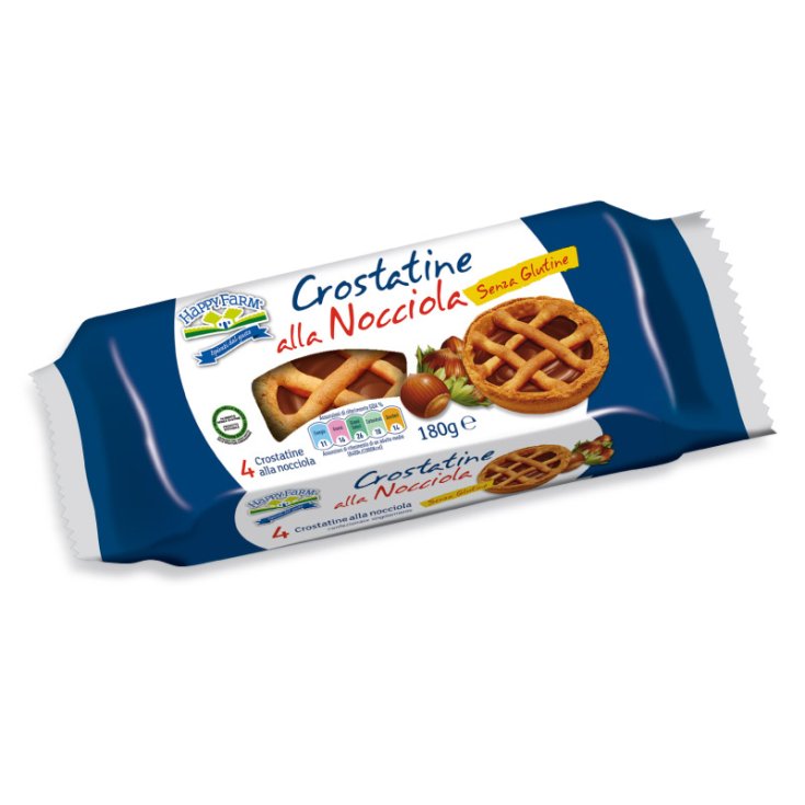 Happy Farm Crostatine Alla Nocciola Senza Glutine 180g
