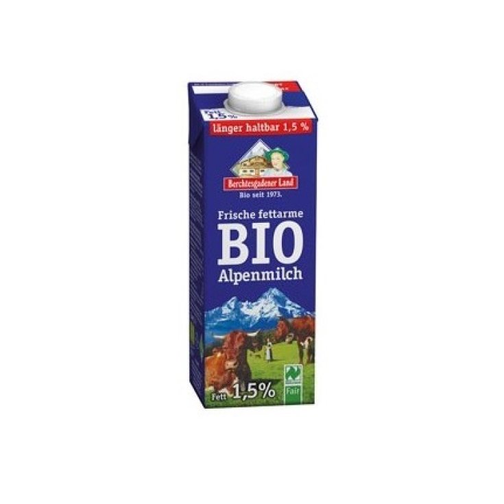 Ki Berchtesgadener Land Latte Bio Parzialmente Scremato a Lunga Conservazione UHT 1 Litro