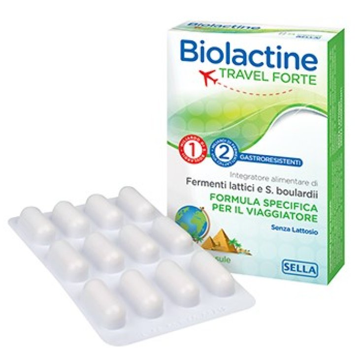 Sella Biolactine Travel Forte Integratore Alimentare 24 Capsule