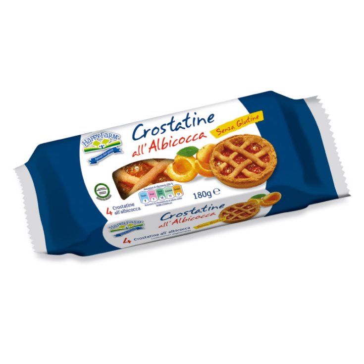 Happy Farm Crostatine All'Albicocca Senza Glutine 180g