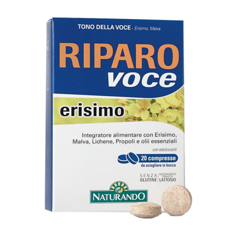 Naturando Riparo Voce Erisimo Integratore Alimentare 20 Compresse