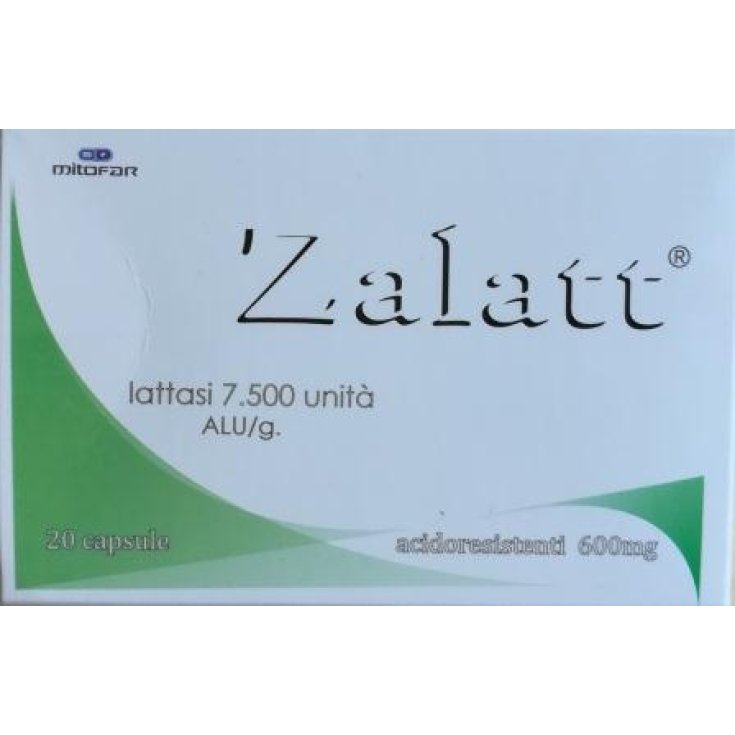 Mitofar Zalatt Intolleranza Al Lattosio 20 Capsule Gastroresistenti