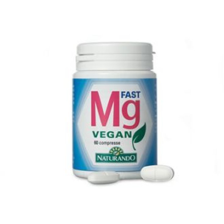 Naturando Mg Fast Vegan Integratore Alimentare Senza Glutine 60 Compresse