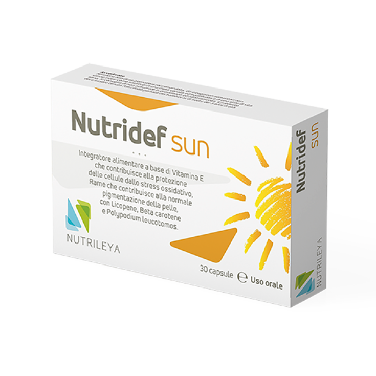 Nutrileya Nutridef Sun Integratore Alimentare 30 Capsule