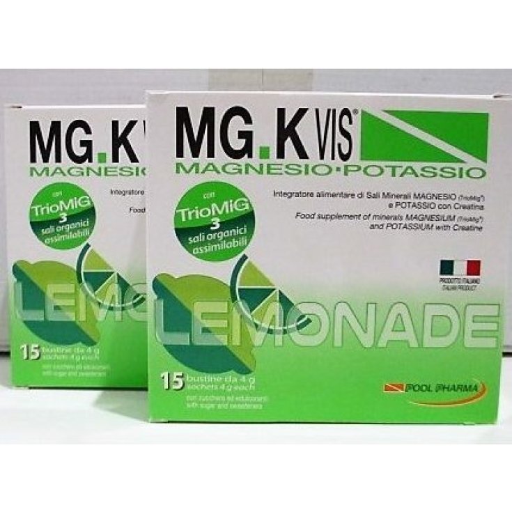 Pool Pharma Mgk Vis Lemonade Integratore Alimentare 15+15 Bustine