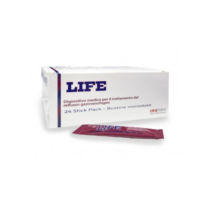 I.P. Farma Life Stick Monodose Per Il Trattamento Del Reflusso Gastroesofageo 24 bustine