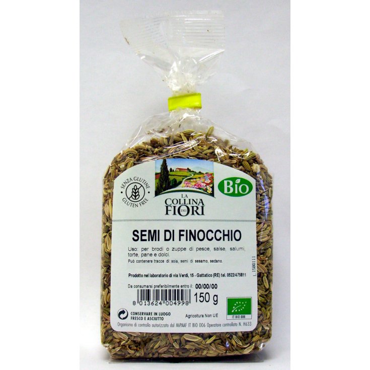 La Collina Dei Fiori Semi Di Finocchio Biologico Senza Glutine 150g