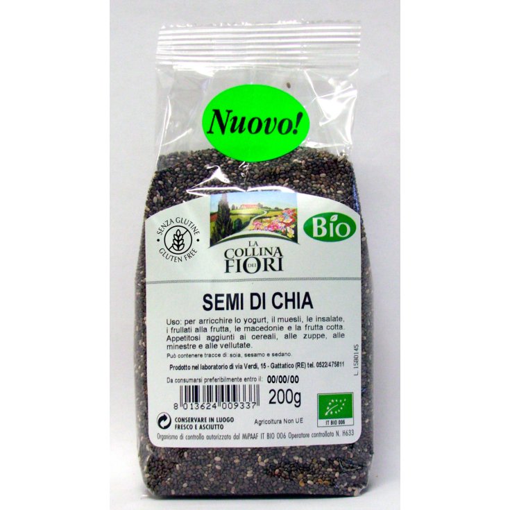 La Collina Dei Fiori Semi Di Chia Biologici Senza Glutine  200g
