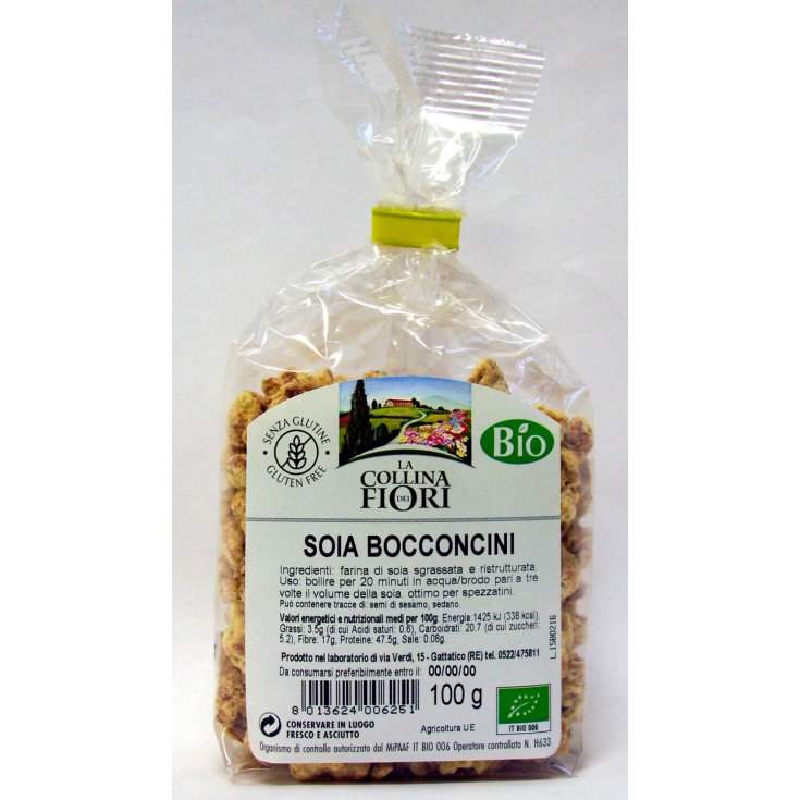 La Collina Dei Fiori Soia Bocconcini Biologico Senza Glutine 100g