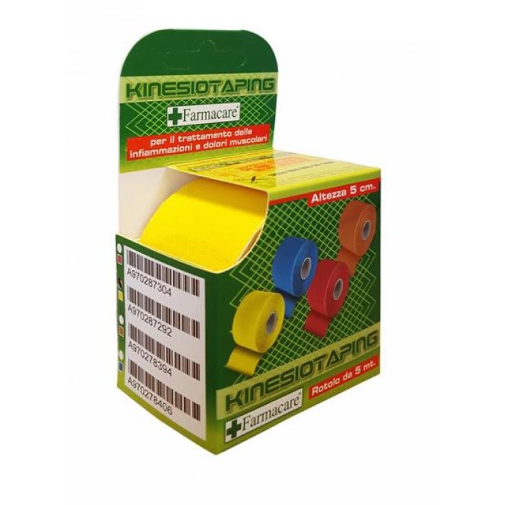 Farmacare Kinesio Taping 5cmx5mt Giallo