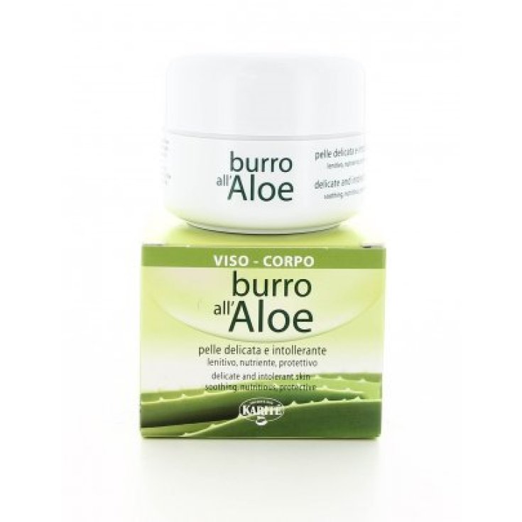Karit&egrave; Burro All'Aloe Crema Viso Corpo Biologico 100ml
