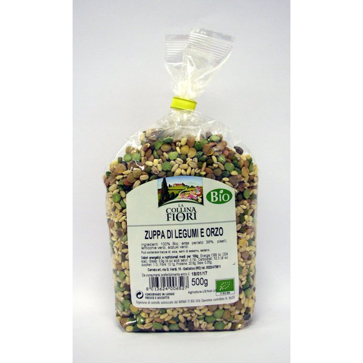 La Collina Dei Fiori Zuppa Di Legumi E Orzo Biologico 500g
