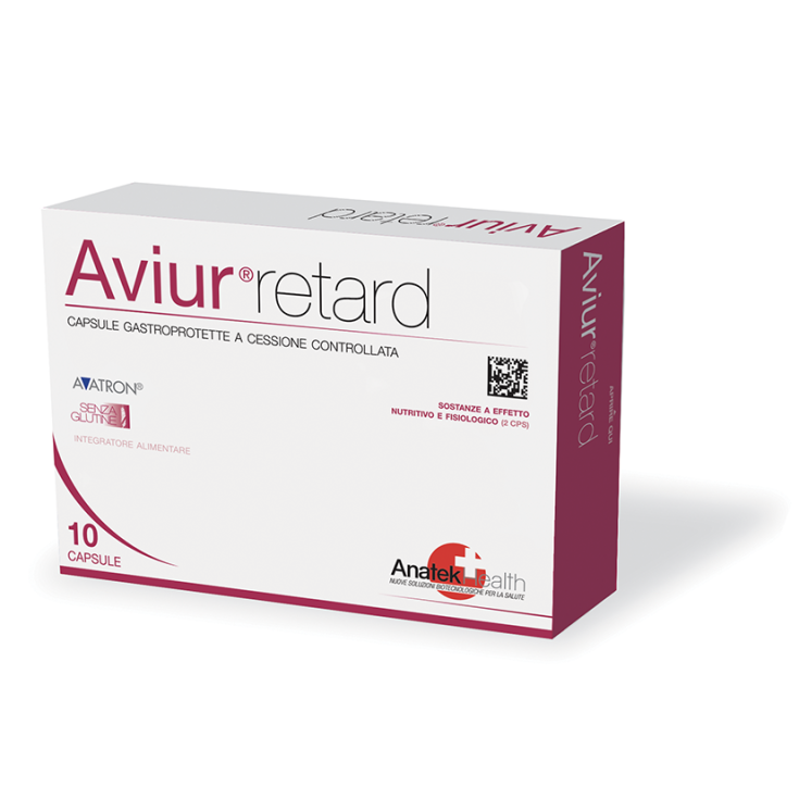Anatek Health Aviur Retard Integratore Alimentare 10 Capsule Anatek Health Aviur Retard Integratore Alimentare 10 Capsule
