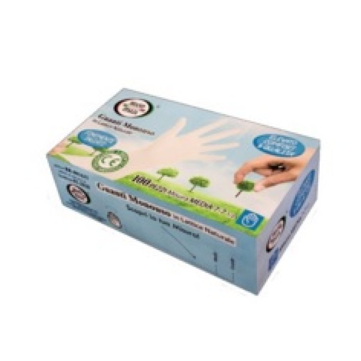 Guanti Monouso Lattice Naturale Misura L 100 Pezzi