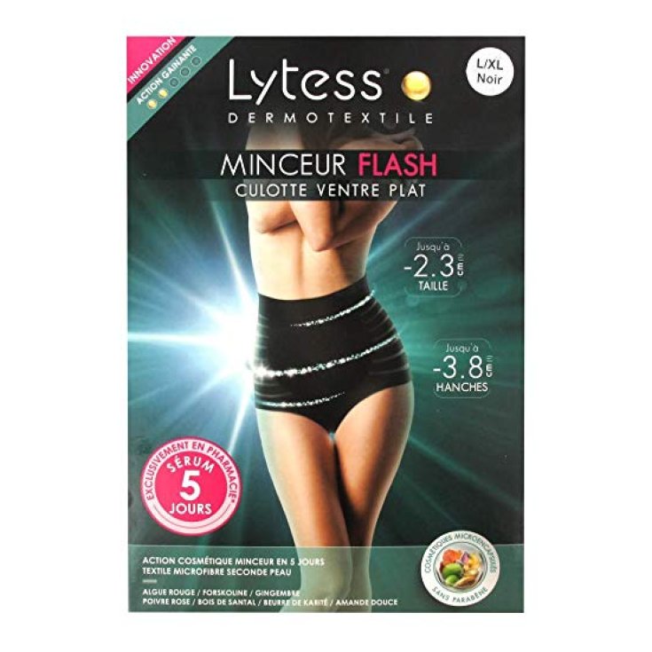 Lytess Snellente Urto Slip Ventre Piatto Colore Nero Taglia L/XL