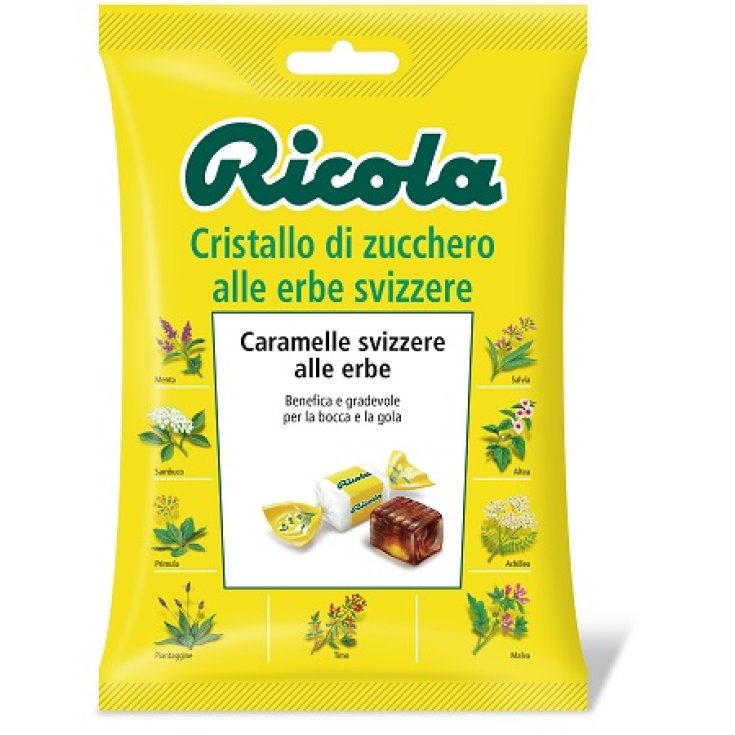 Ricola Cristallo Di Zucchero Alle Erbe Svizzere Caramelle 78g