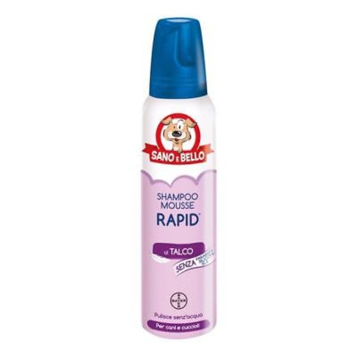 Bayer Sano E Bello Shampoo Mousse Rapid al Profumo di Talco 300ml