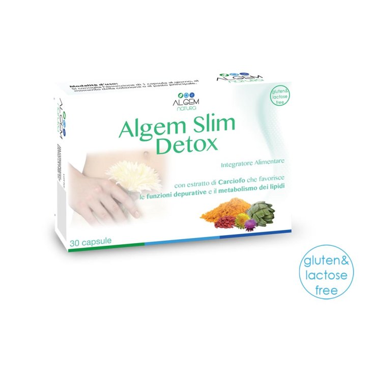Algem Natura Algem Slim Detox Integratore Alimentare 30 Capsule