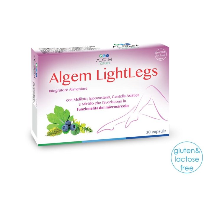 Algem Natura Algem Lightlegs Integratore Alimentare 30 Capsule