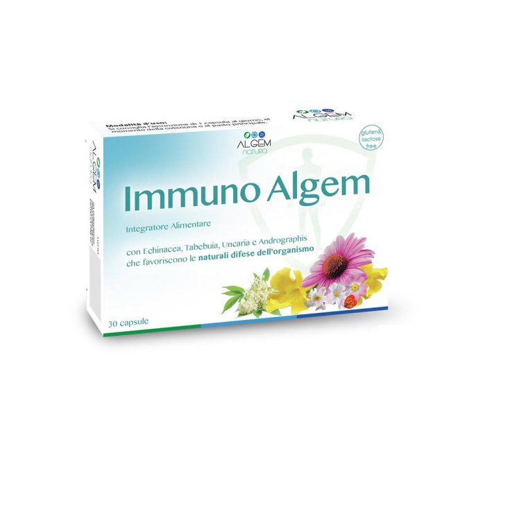 Algem Natura Immuno Algem Integratore Alimentare 30 Capsule