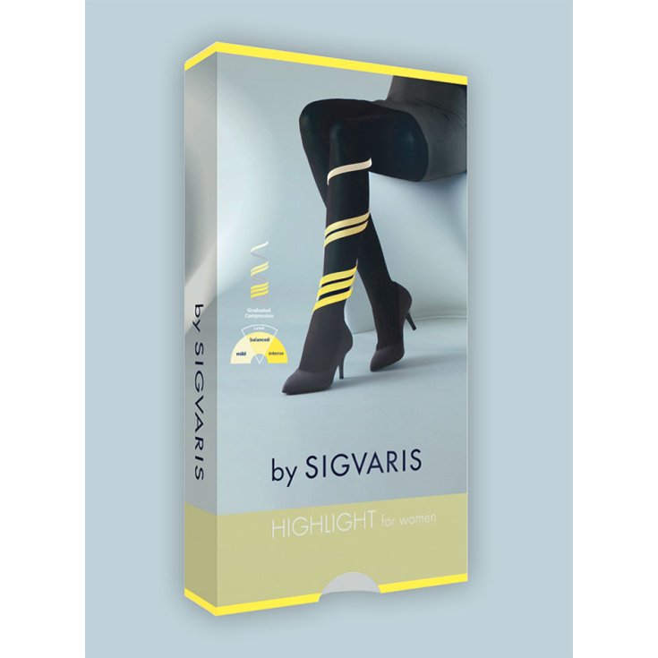 Sigvaris Highlight For Women Collant Punta Chiusa Colore Dune 1 Paio