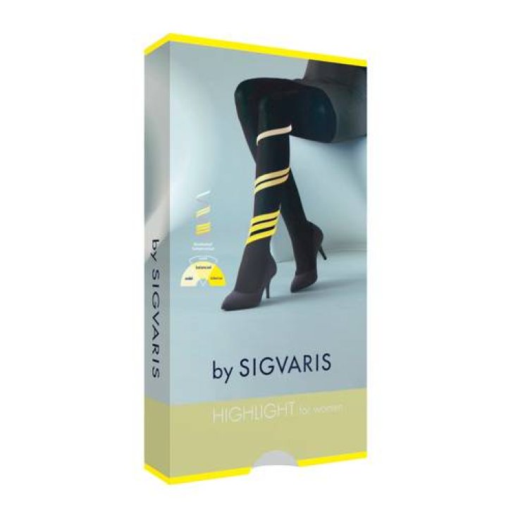 Sigvaris High Light for Woman Gambaletto Punta Chiusa Colore Nero Taglia M Normale