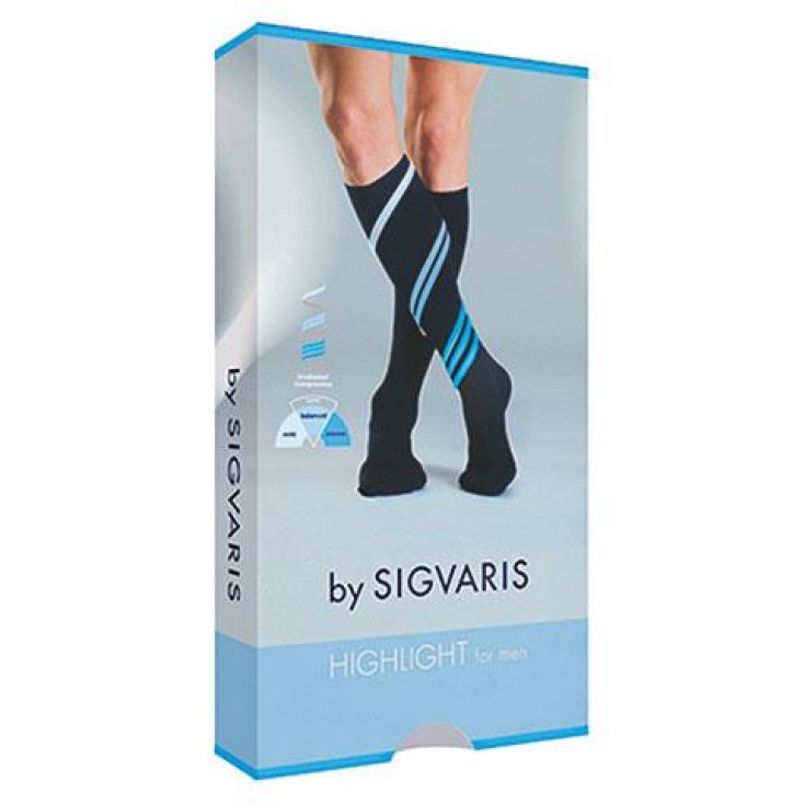 Sigvaris Highlight For Men Gambaletti Misura M Colore Marine