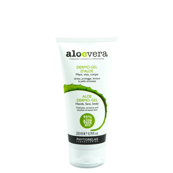 Phytorelax Aloevera Dermo Gel D'Aloe Mani Viso Corpo 200ml