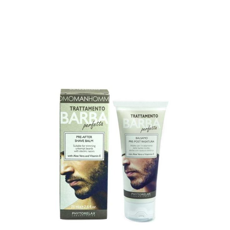 Phytorelax Trattamento Barba Perfetta Balsamo Pre e Post Rasatura 75ml