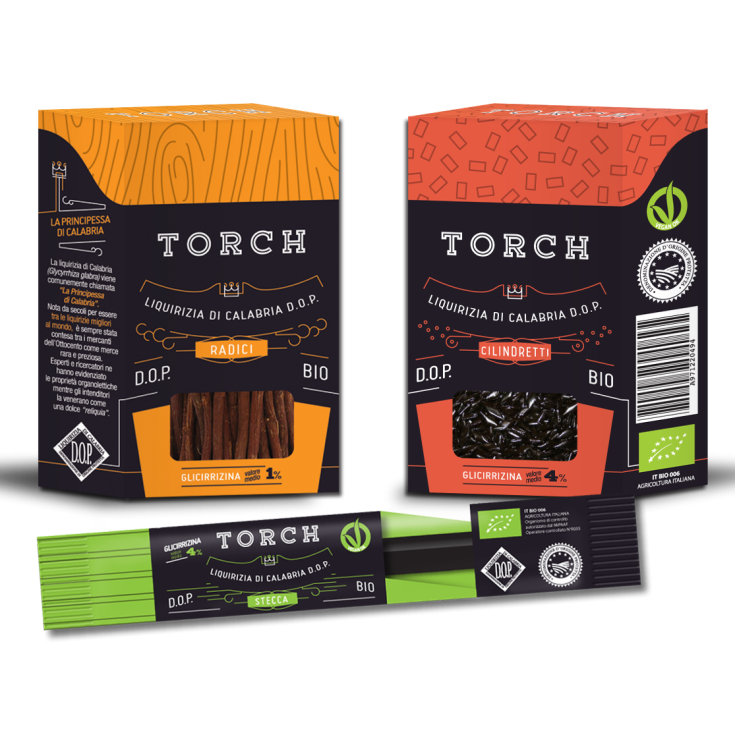 Torch Liquirizia Cilindretti Biologico 20g