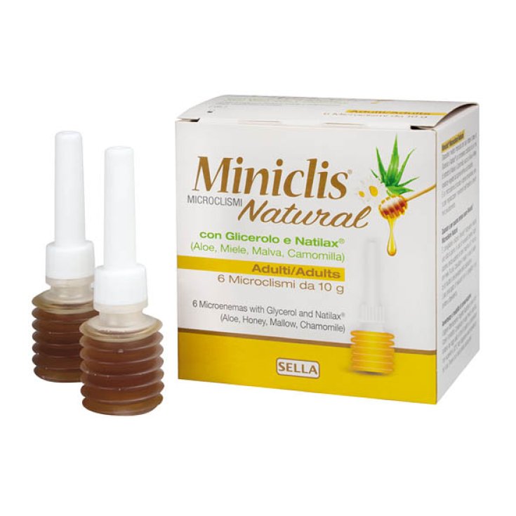 Sella Miniclis Natural Microclismi Adulti 6 Pezzi