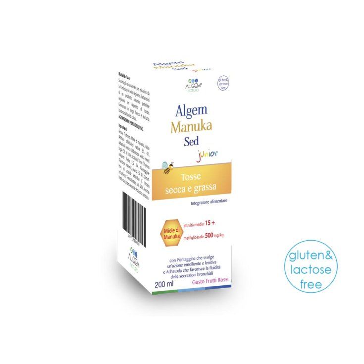 Algem Manuka Sed Junior Tosse Secca E Grassa Integratore Alimentare 200ml