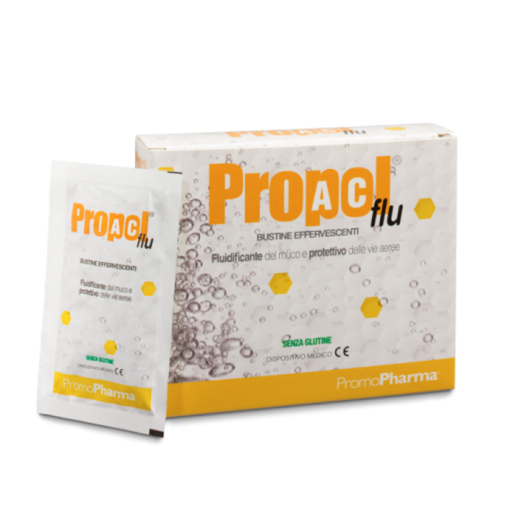PromoPharma Propol Ac Flu Bustine Effervescenti 10 Bustine