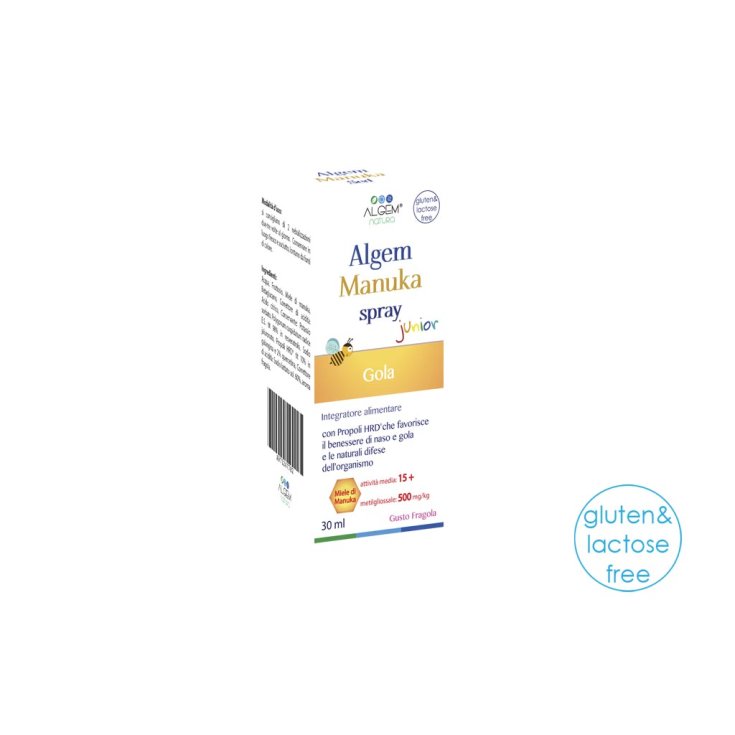 Algem Manuka Spray Junior Gola Integratore Alimentare 30ml