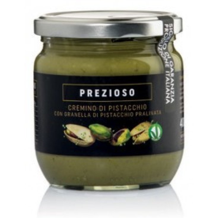 Prezioso Cremino Di Pistacchio Con Granella Di Pistacchio Pralinata 400g