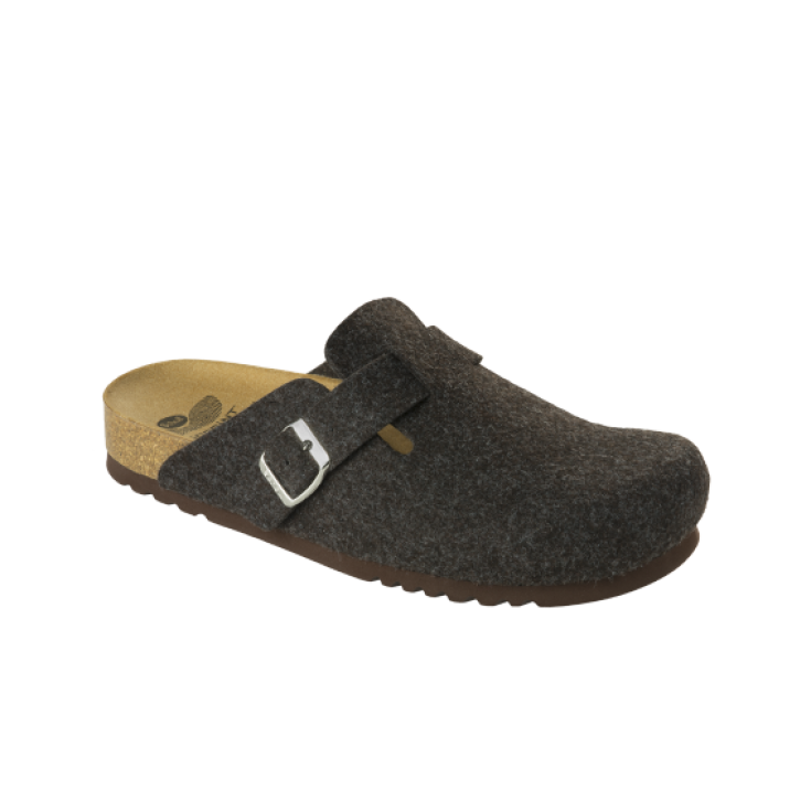 Scholl Amiata Man Calzura In Feltro Uomo Colore Dark Brown Numero 43