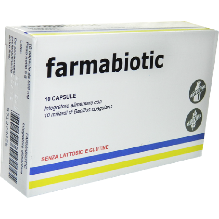 Farmabiotic Integratore Alimentare Senza Glutine 10 Capsule
