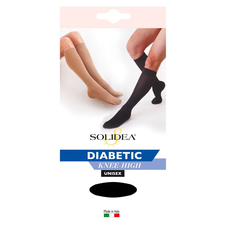 Solidea Diabetic Knee-High Colore Camel 1-S Un Paio Di Gambaletti