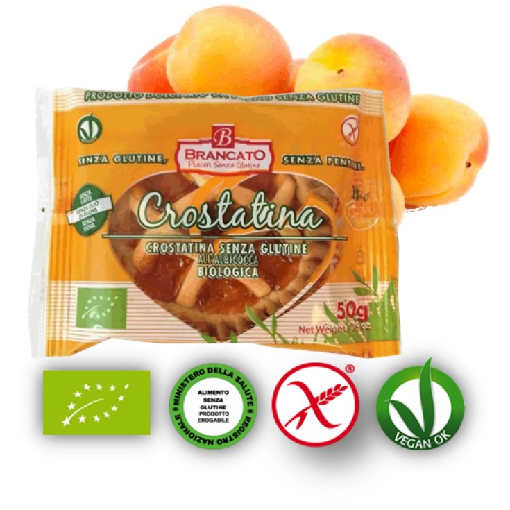 Brancato Crostatina Albicocca Bio Senza Glutine 50g