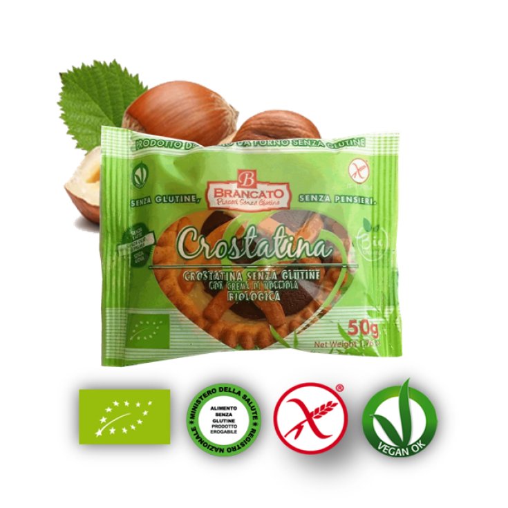 Brancato Crostatina Crema Di Nocciole Bio Senza Glutine 50g