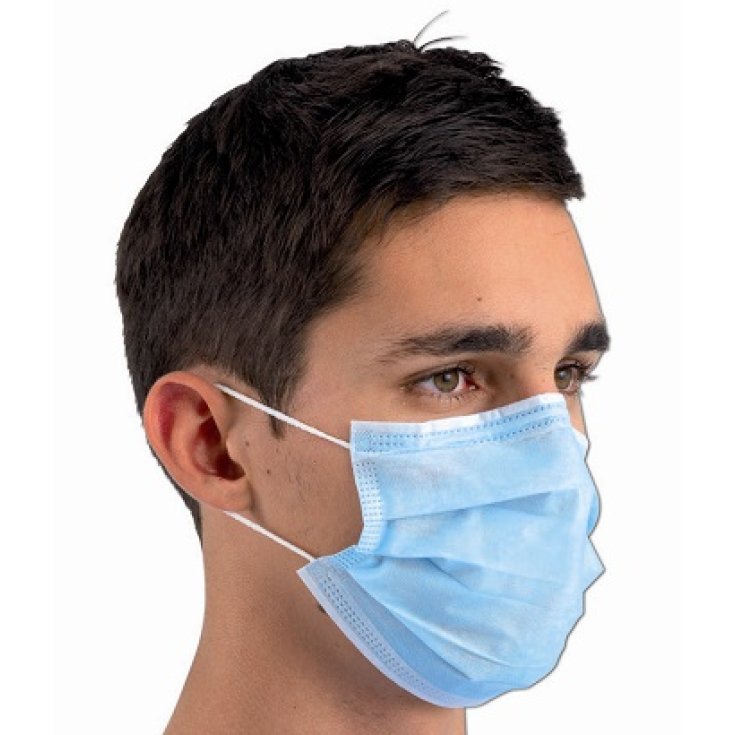 Rays High Protection Mask Mascherina Chirurgica Con Elastici Colore Verde 50 Pezzi