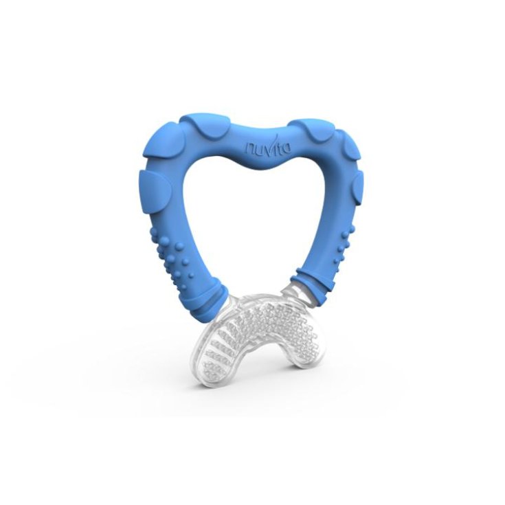 Nuvita Massaggia-Pulisci Gengive 4 Mesi+ Colore Blu 1 Pezzo