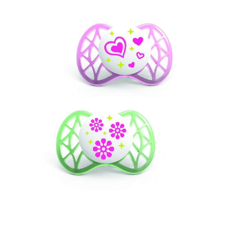 Nuvita Air 55 Succhietto Colore Rosa E Verde 0M+ 2 Pezzi